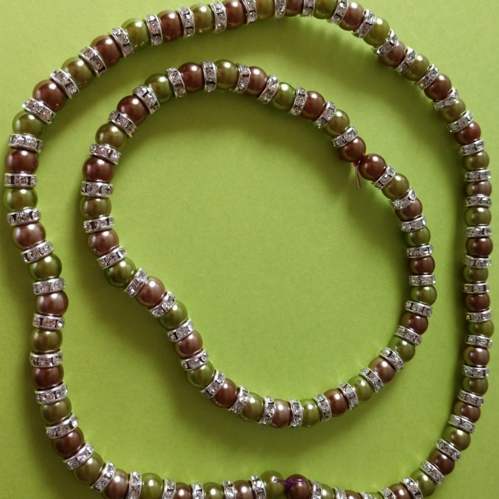 hand made necklace and bracelet (set)